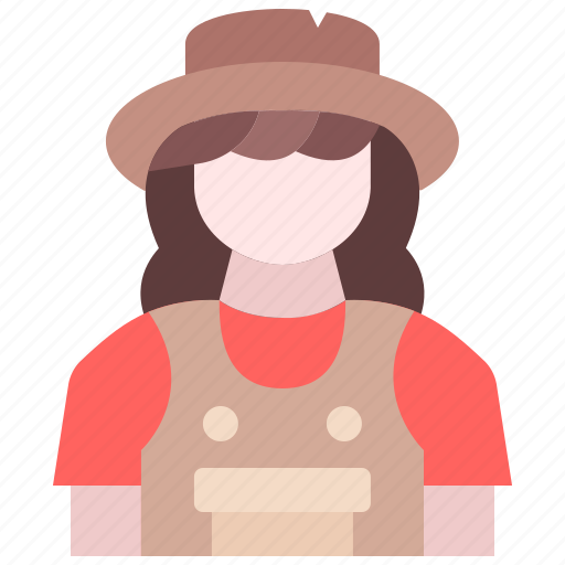 Farmer, girl, person, people, avatar icon - Download on Iconfinder