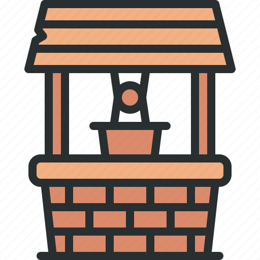 Water, well, farm, building, structure, construction icon - Download on Iconfinder
