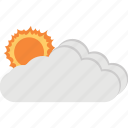 pleasant weather, sun with cloud, sunny cloudy, weather, weather forecast 