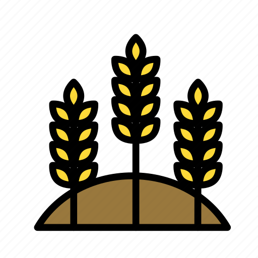 Earth, farm, field, garden, grain icon - Download on Iconfinder