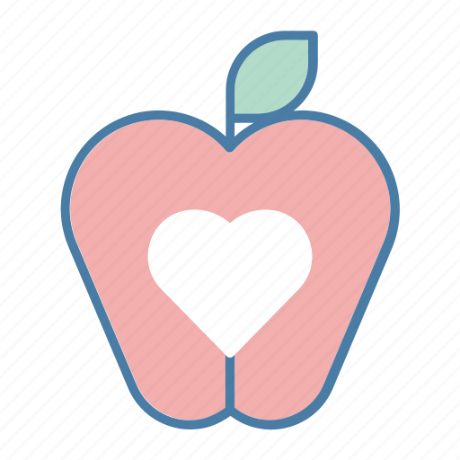 Apple, diet, fruit, healthy food, organic, vegan, vegetarian food icon - Download on Iconfinder