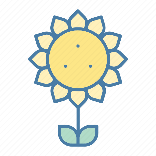 Blossom, botanical, farming and gardening, flower, nature, petals, sunflower icon - Download on Iconfinder