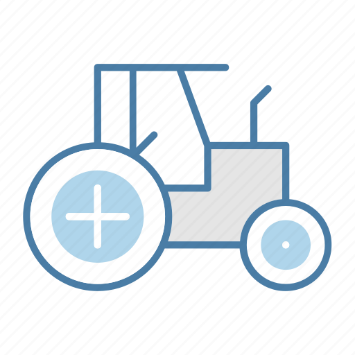 Agriculture, farming and gardening, tractor, transport, transportation, vehicle icon - Download on Iconfinder
