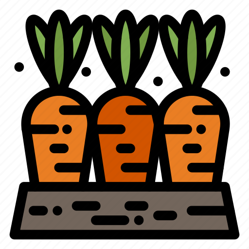 Agriculture, carrot, farm, food, vegetable icon - Download on Iconfinder