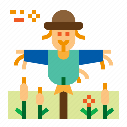 Agriculture, scarecrow, straw, farm icon - Download on Iconfinder