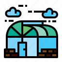 greenhouse, building, agriculture, farm