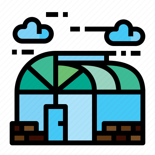Greenhouse, building, agriculture, farm icon - Download on Iconfinder
