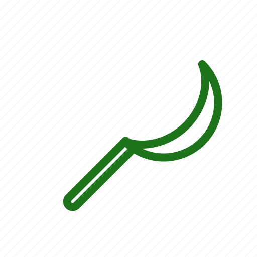 Sickle, agriculture, nature, tree, green, farmer, eco icon - Download on Iconfinder