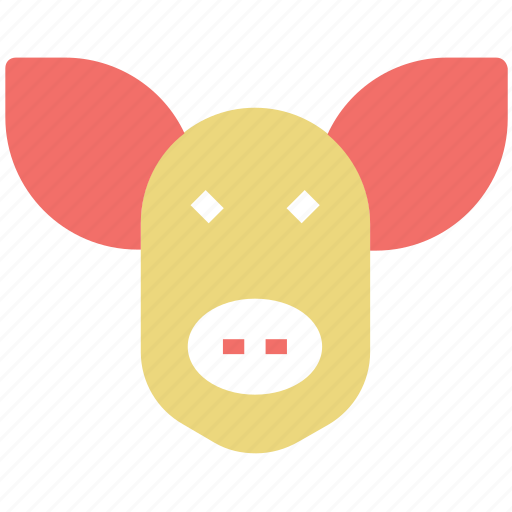Agriculture, animal, animal face, cattle, pig icon - Download on Iconfinder