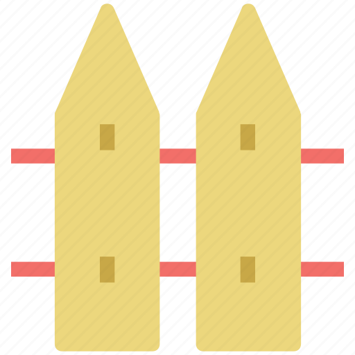Fence, garden fence, palisade, picket, plank fence icon - Download on Iconfinder