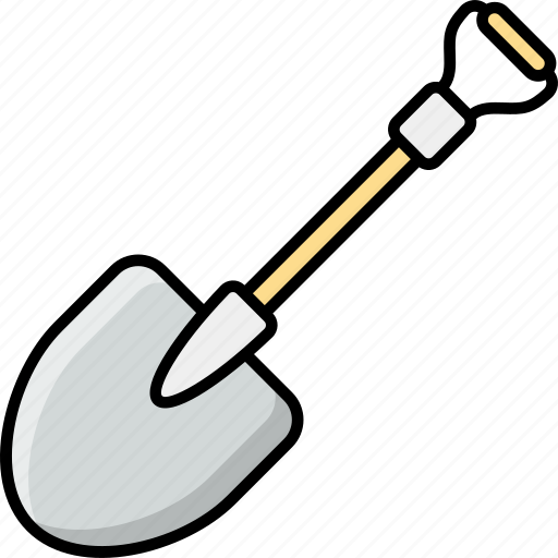 Shovel, showel, construction, equipment, tool, farmer icon - Download on Iconfinder