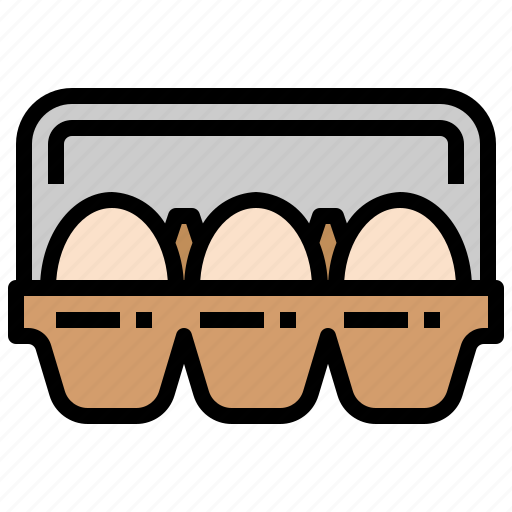 Carton, egg, farming, food, gardening, hen, raw icon - Download on Iconfinder