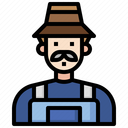 Farmer, farming, gardening, jobs, occupation, profession, professions icon - Download on Iconfinder