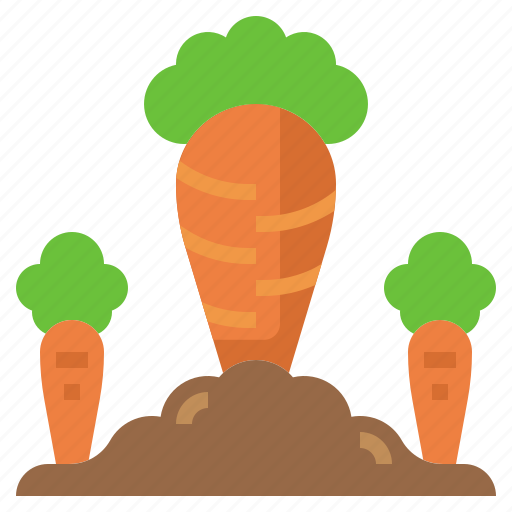 Carrot, farming, food, gardening, organic, restaurant, vegan icon - Download on Iconfinder