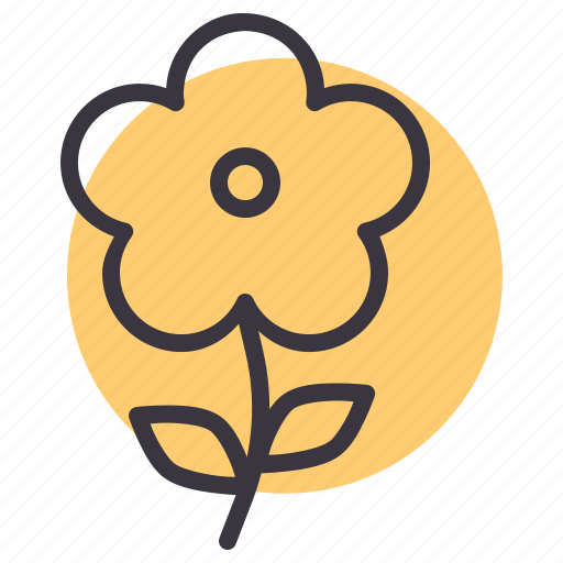 Floral, flower, leaf, plant, spring, sunflower, hygge icon - Download on Iconfinder