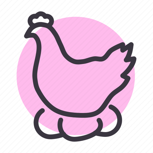 Chicken, egg, eggs, farm, farming, hen, poultry icon - Download on Iconfinder