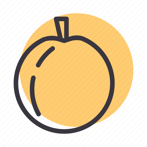 Fruit, healthy, juicy, nectarine, peach icon - Download on Iconfinder
