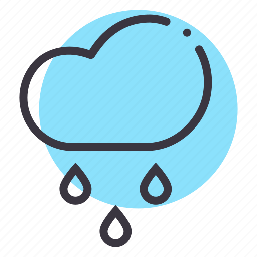 Cloud, drizzle, forecast, rain, rainfall, raining, weather icon - Download on Iconfinder