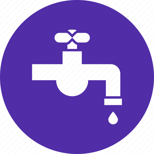 Drop, faucet, pipe, plumbing, spigot, tap, water icon - Download on Iconfinder