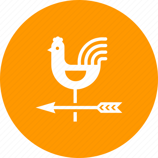 Cock, direction, instrument, rooster, vane, weather, wind icon - Download on Iconfinder