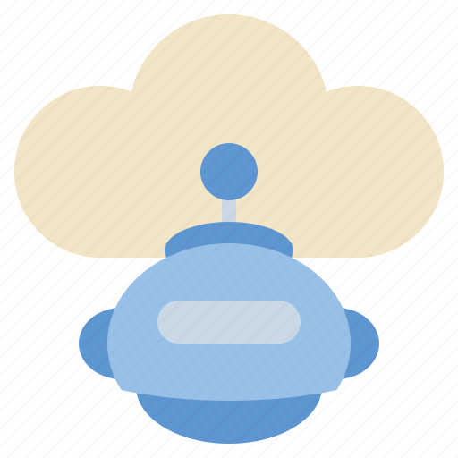 Cloud, storage, computing, ai, robot, aiicon icon - Download on Iconfinder