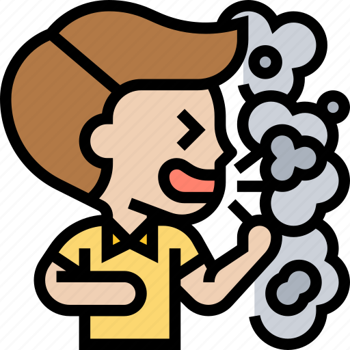 Dust, particles, cough, air, pollution icon - Download on Iconfinder