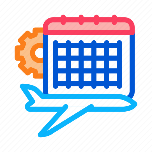 Art, business, calendar, plane, web icon - Download on Iconfinder