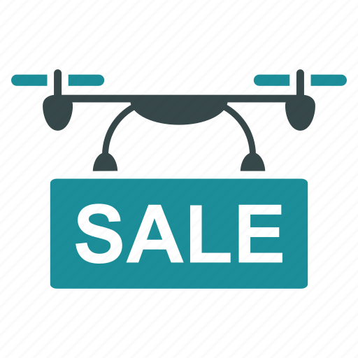 Drone, sale, aircraft, quadcopter, ads, flying copter, nanocopter icon - Download on Iconfinder