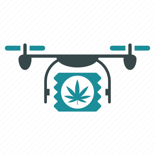 Drone, drugs, aircraft, quadcopter, flying copter, nanocopter, cannabis icon - Download on Iconfinder