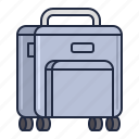 airline, airport, baggage