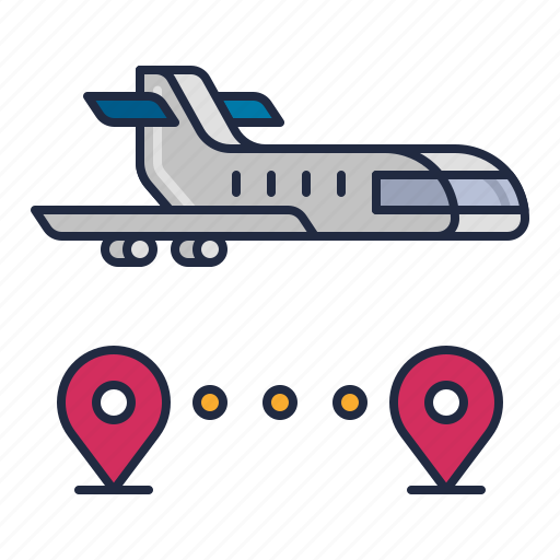 Airline, direct, flight icon - Download on Iconfinder