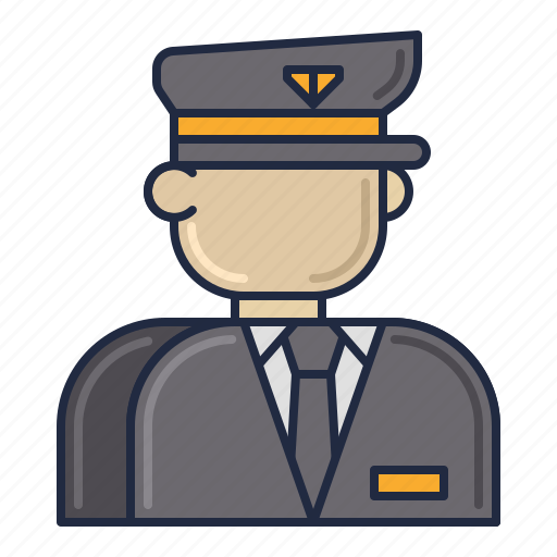 Airline, captain, male icon - Download on Iconfinder