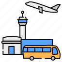 airport, airport transportation, bus shuttle service, public transport, shipping services, transport services, transportation