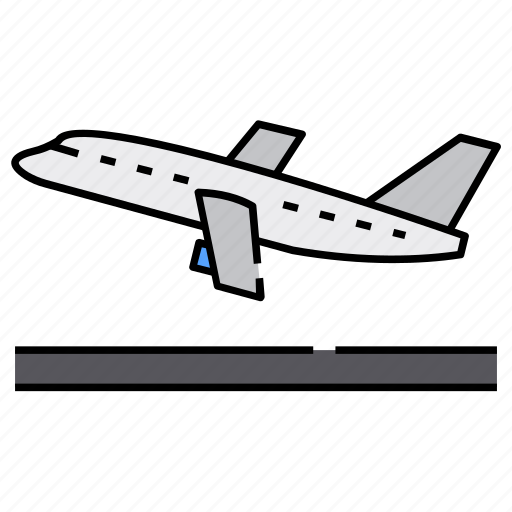 Aircraft, airplane, airport, aviation, departure, plane flight, transportation icon - Download on Iconfinder