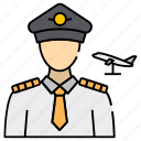 airplane captain, flight attendants, flight captain, male air hostess, pilot, plane pilot, steward