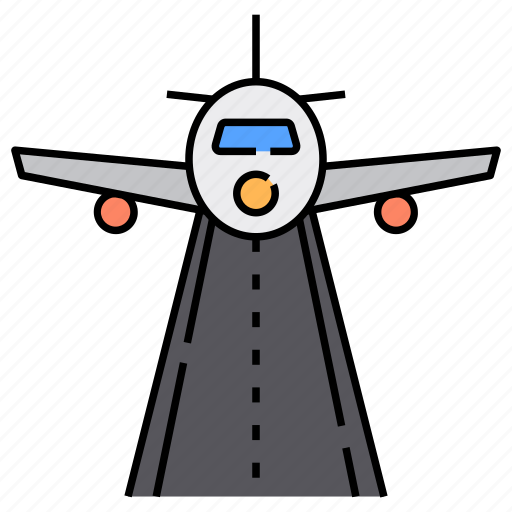 Aeroplane, aircraft, airplane, automobile, flight, runway, transportation icon - Download on Iconfinder