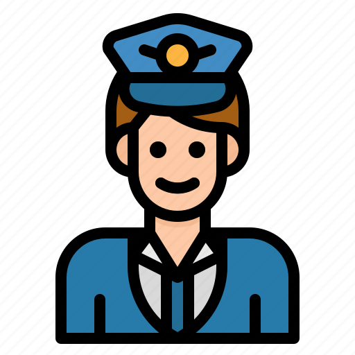 Aircrew, avatar, captain, hat, pilot icon - Download on Iconfinder