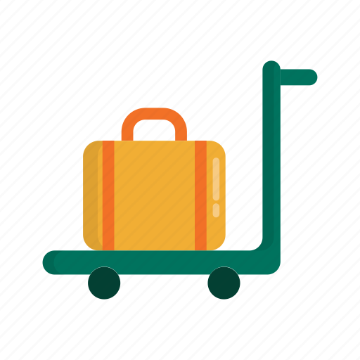 Bag, baggage, luggage, suitcase, trolley icon - Download on Iconfinder