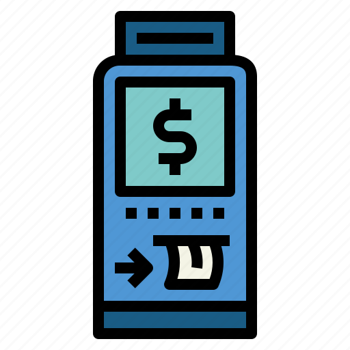 Atm, bank, cash, finance, machine icon - Download on Iconfinder