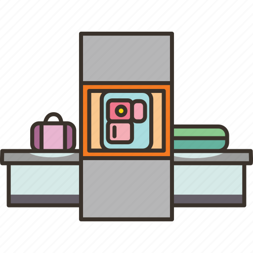 Baggage, scanner, security, machine, inspection icon - Download on Iconfinder