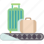 baggage, claim, conveyor, luggage, arrival 