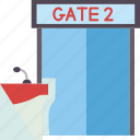 gate, terminal, boarding, departure, flight 
