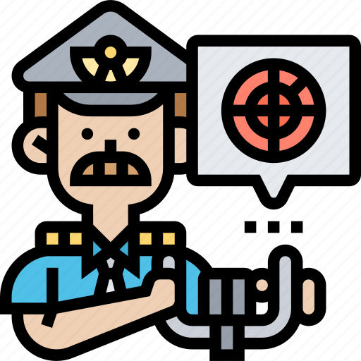 Captain, pilot, aviator, crew, occupation icon - Download on Iconfinder
