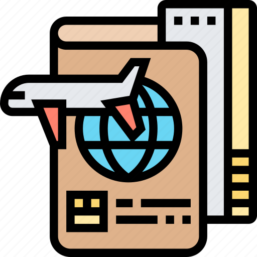 Passport, visa, official, document, identity icon - Download on Iconfinder