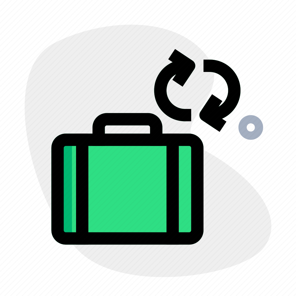Baggage, item, reschedule, layover, flight, airport icon - Download on