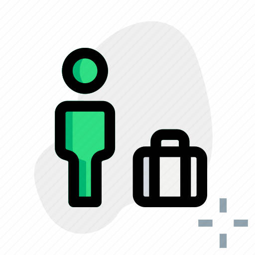 Business man, travel, trip, flight, airport icon - Download on Iconfinder