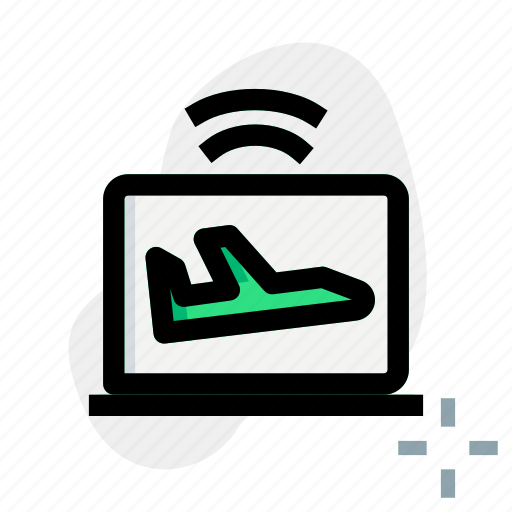 Airport, wifi, travel, laptop icon - Download on Iconfinder