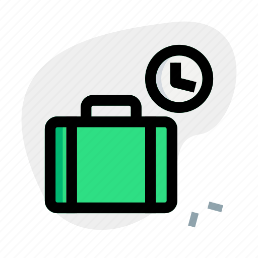 Briefcase, suitcase, baggage, delay, luggage icon - Download on Iconfinder