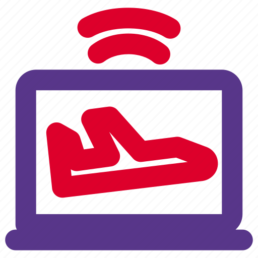 Airport, wifi, airplane, laptop, online, flight, status icon - Download on Iconfinder