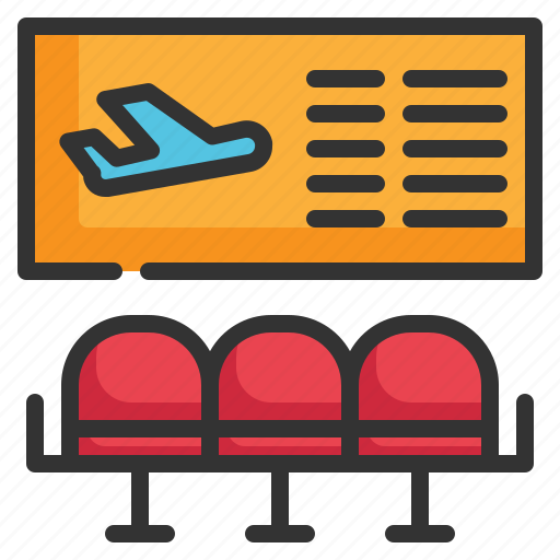 Waiting, room, area, seat, lounge, airport icon icon - Download on Iconfinder